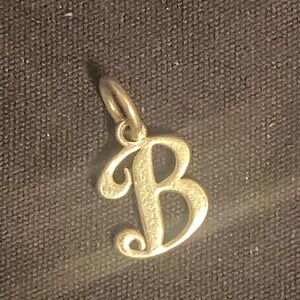 James Avery silver Initial 'B' Pendant